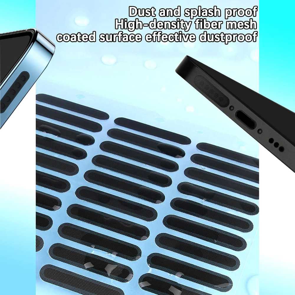10pcs Mobile Phone Speaker Dustproof Stickers – Universal Anti-Dust Mesh Net